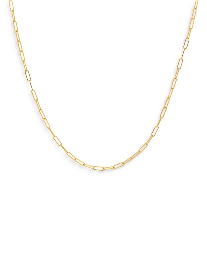 14K Yellow Gold Chain Necklace
