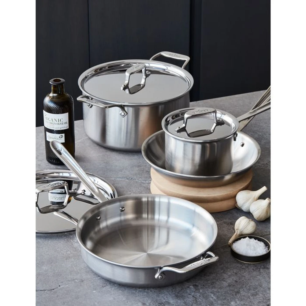 D5 Stainless Brushed 7-Piece Cookware Set - Exclusive