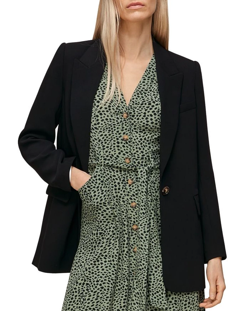 Crepe Boyfriend Blazer