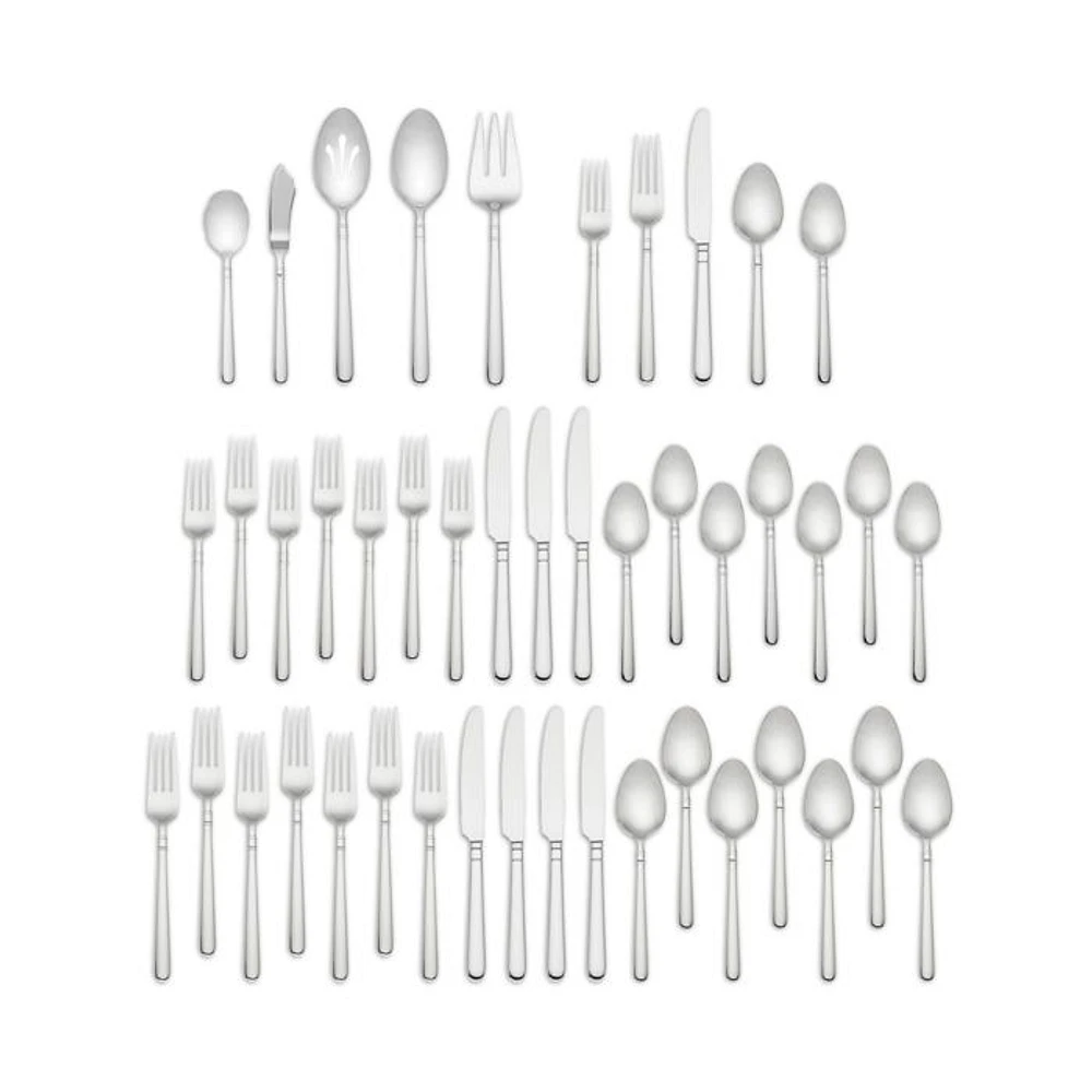 Carlton Street 45 Piece Flatware Set, Service for 8