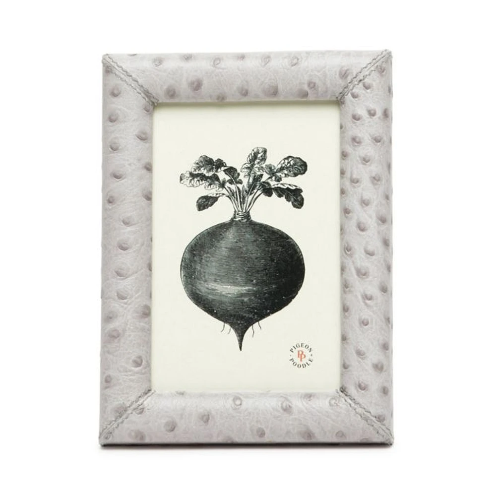 Witney Ostrich Leather Frame, 4" x 6"