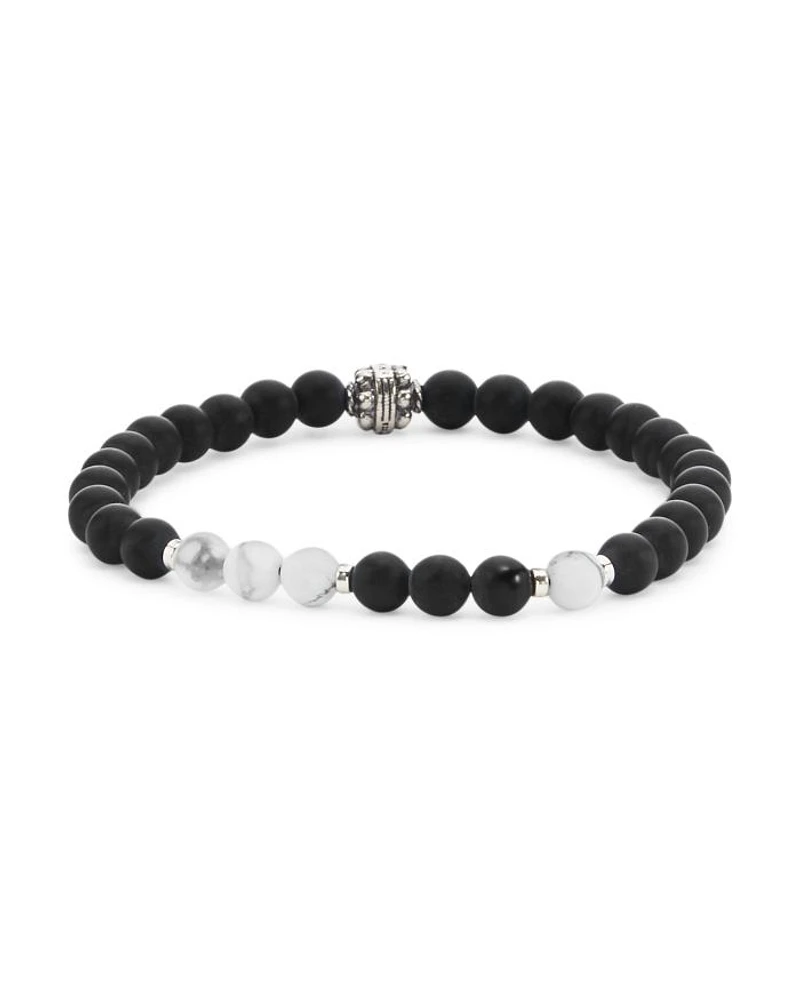Dakota Mixed Semi Precious Beaded Stretch Bracelet
