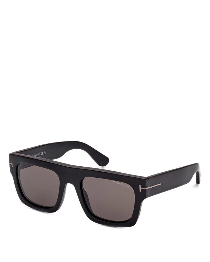 Fausto Geometric Sunglasses, 53mm