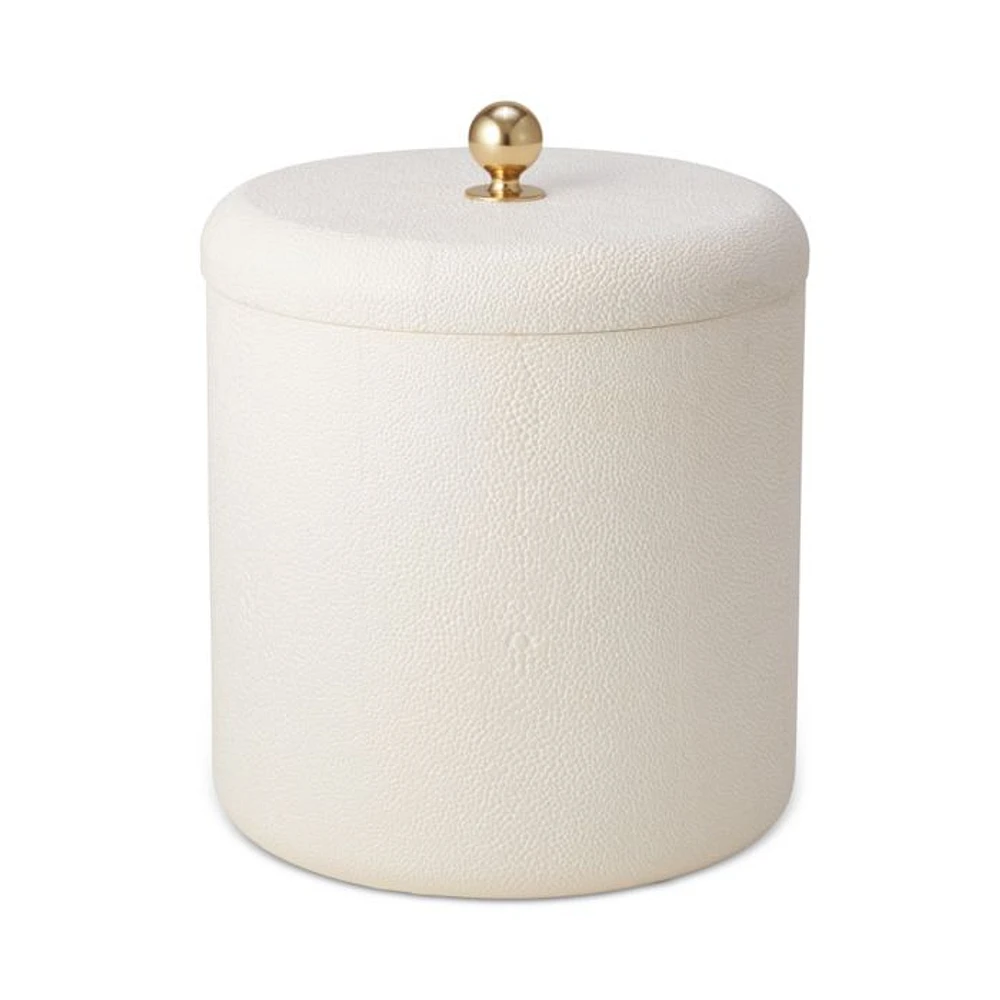 Shagreen Lidded Ice Bucket