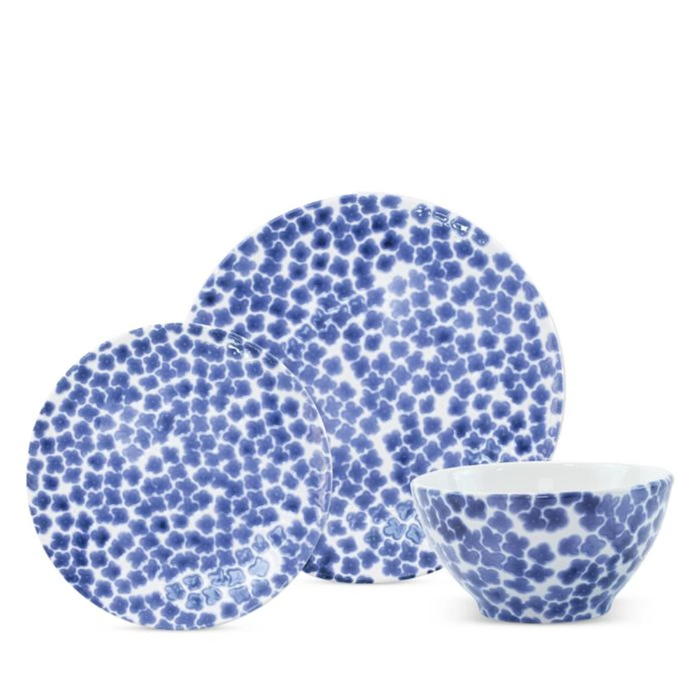 Santorini Flower 3 Piece Place Setting