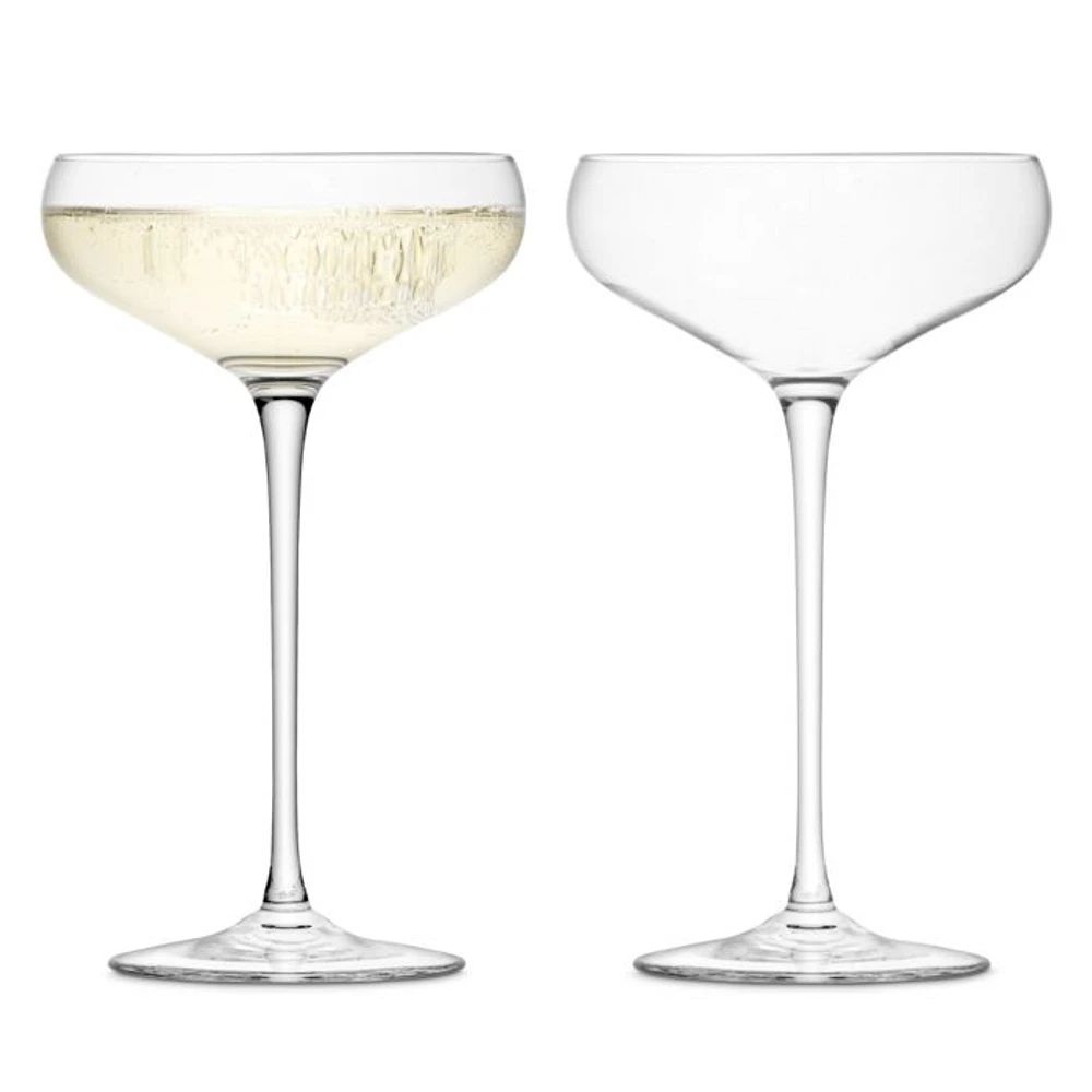 Wine 10-oz. Champagne Saucer, Set of 2