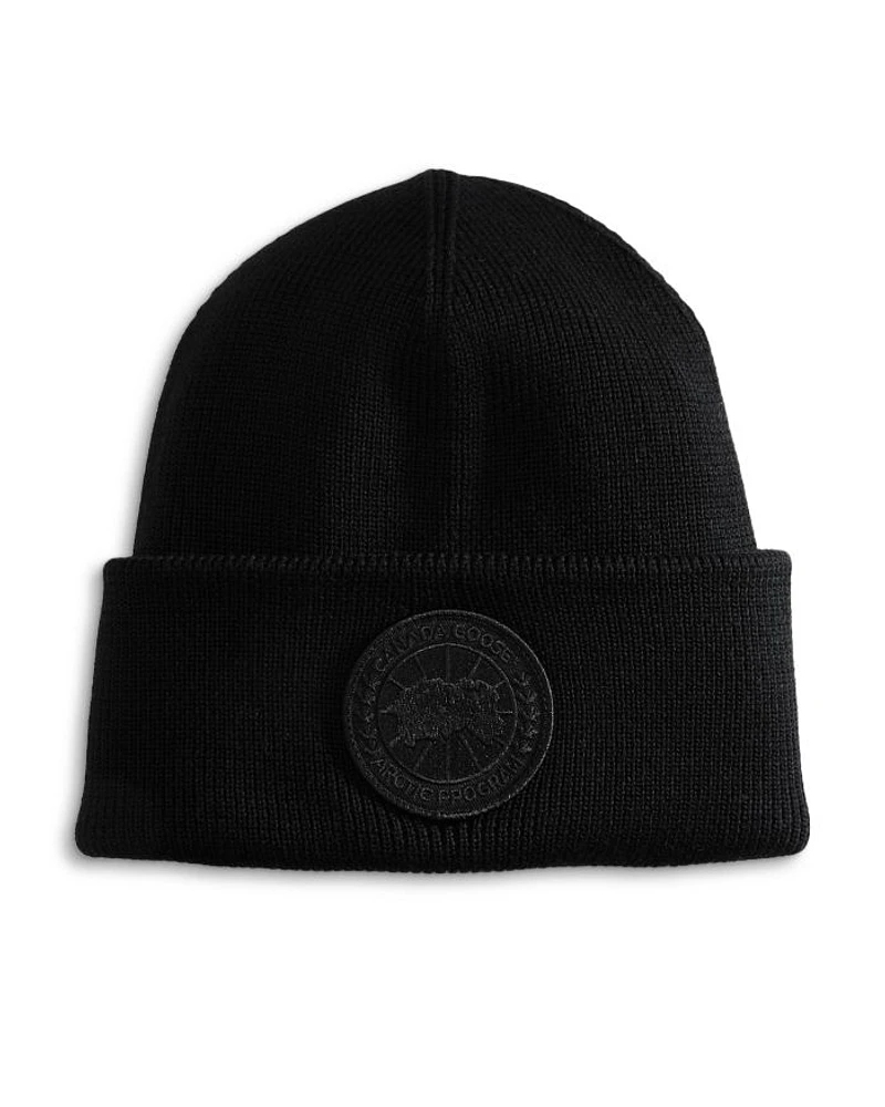 Arctic Disc Patch Ribbed Beanie