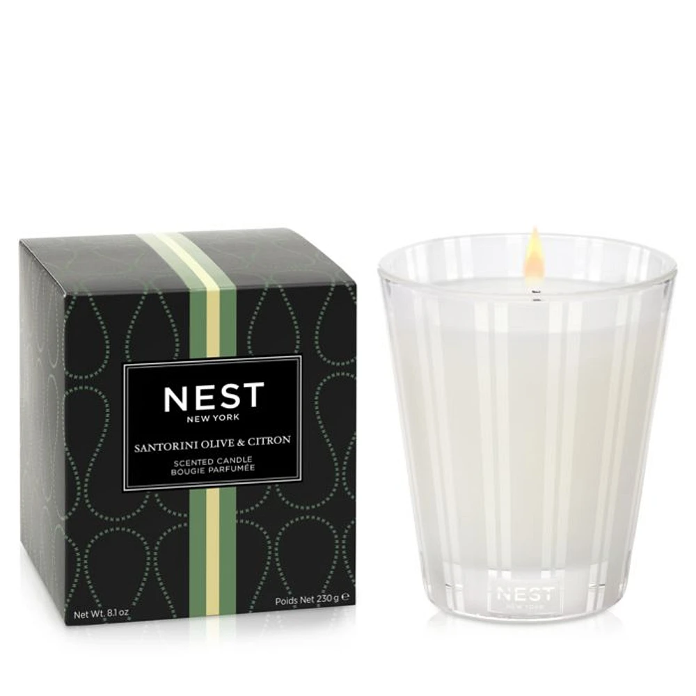 Santorini Olive & Citron Candle Collection