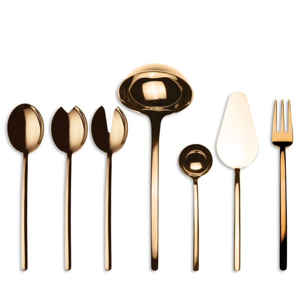 PVD Flatware Full 7 Piece Serving Set