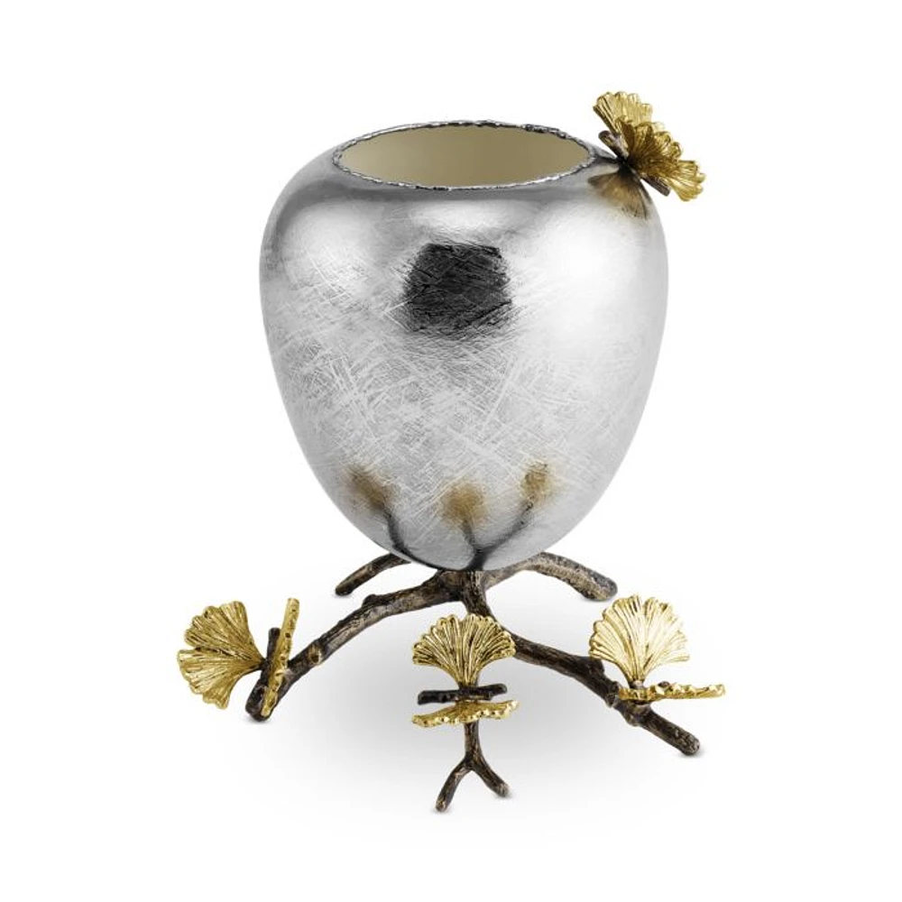 Butterfly Ginkgo Medium Vase