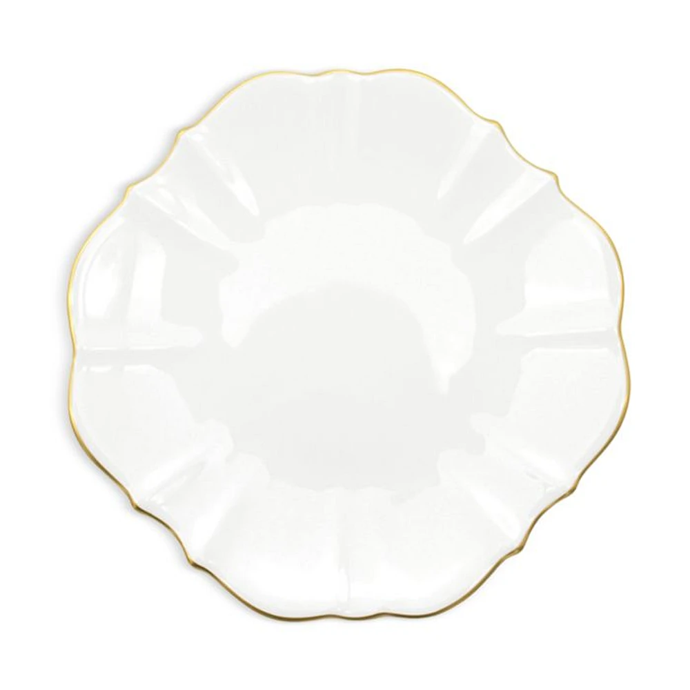 Amelie Brushed Gold 7" Bread Canape Plate