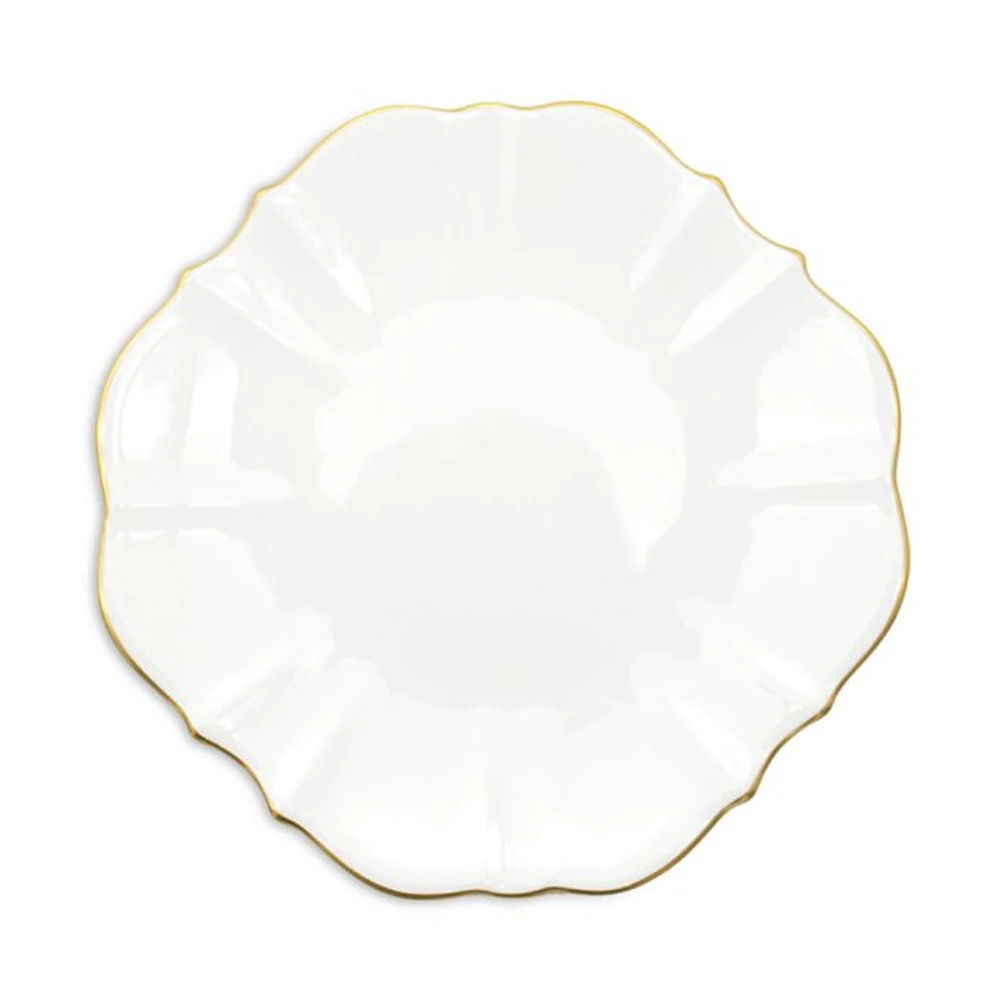 Amelie Brushed Gold 8.75" Salad Dessert Plate