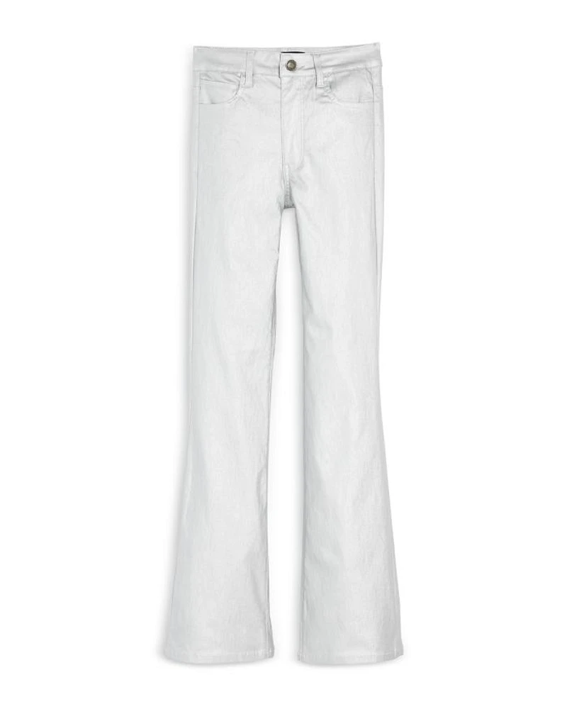 Girls' Jett Coated Metallic Bootcut Pants - Big Kid