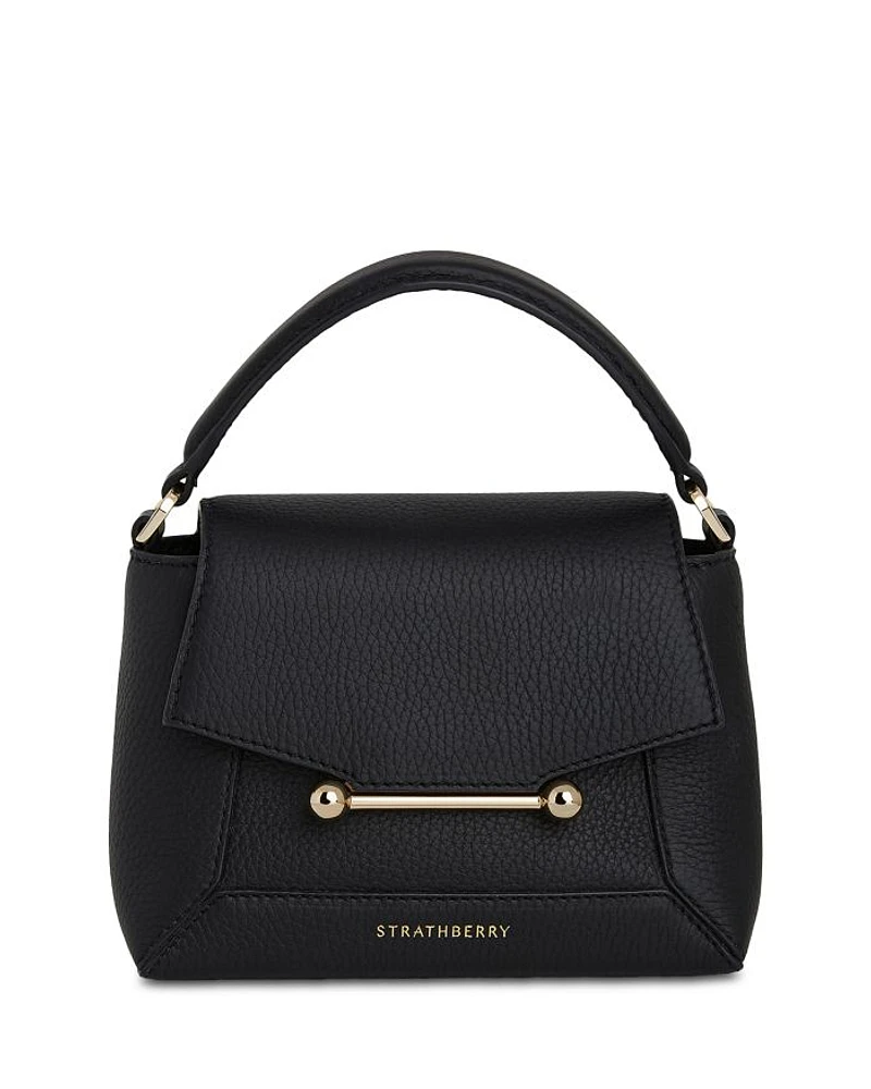 Mosaic Nano Leather Top Handle Bag