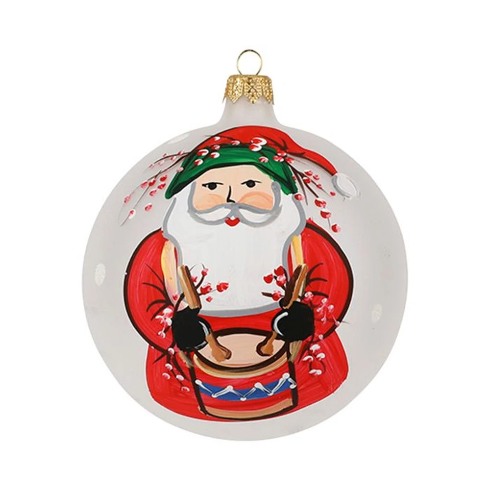 Old St. Nick Drum Ornament