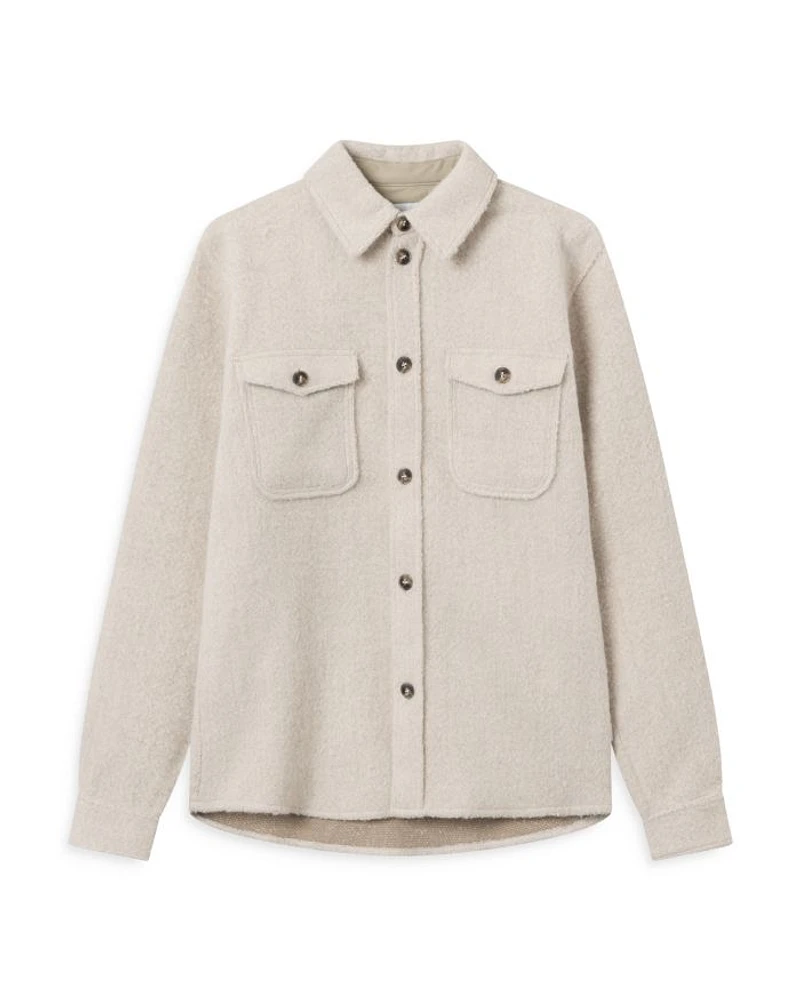 Lennon Button Front Overshirt