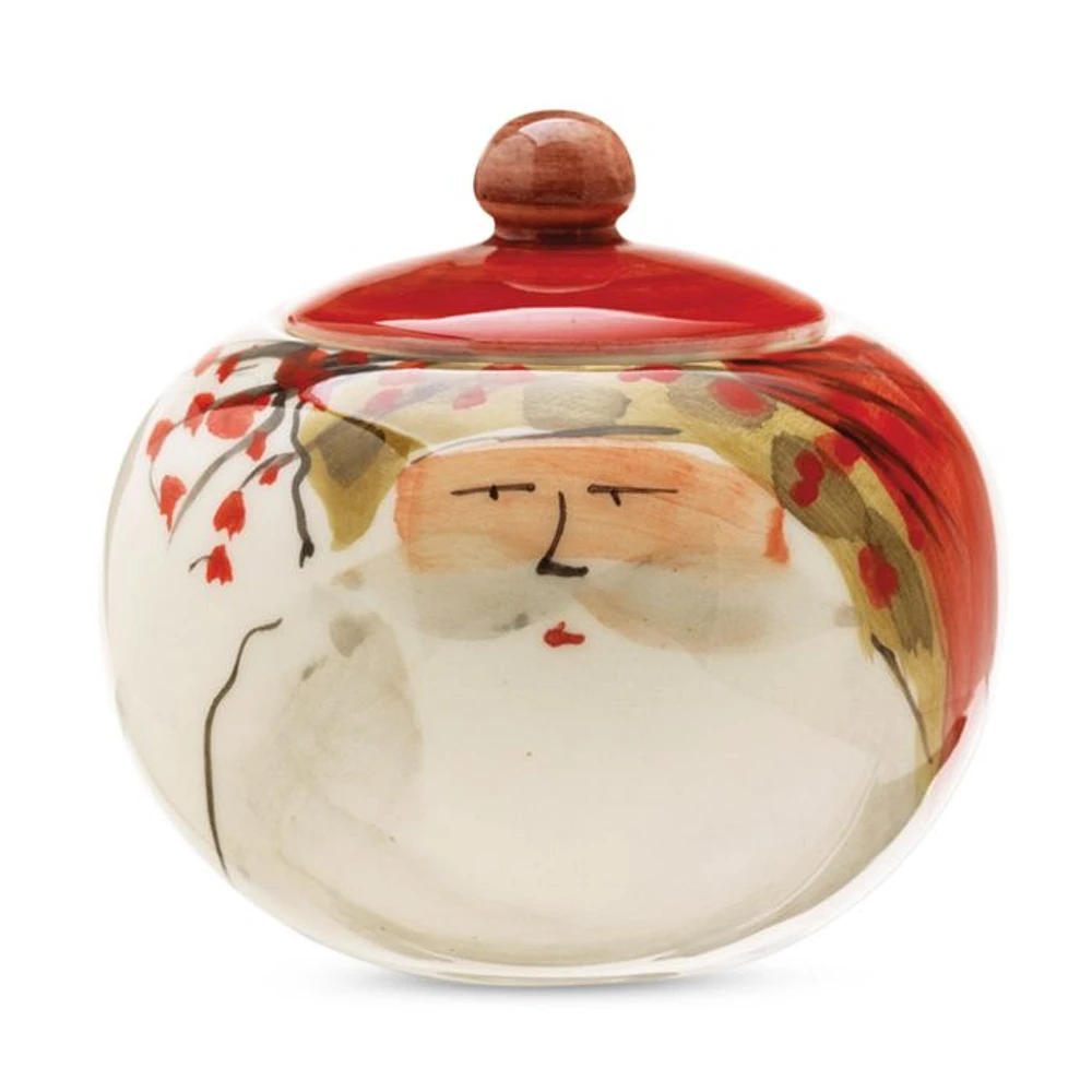 Old St. Nick Sugar Bowl with Lid
