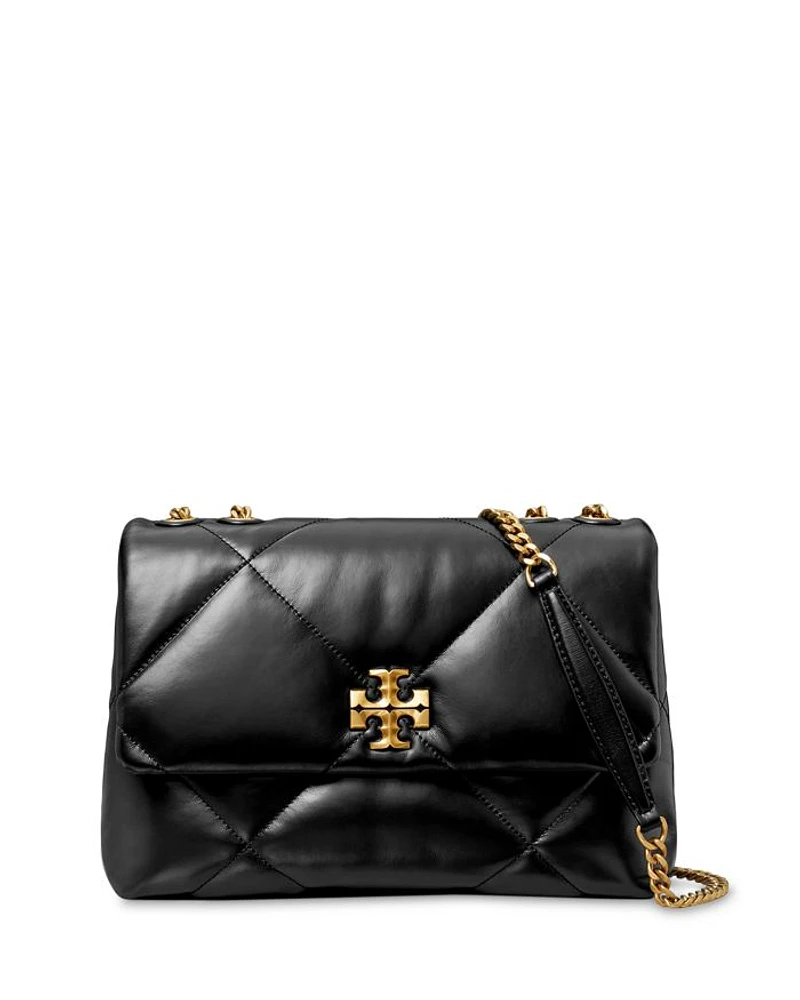 Kira Diamond Quilted Leather Convertible Shoulder Bag
