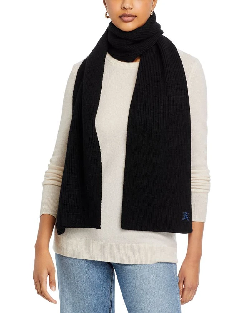 Ribbed Cotton Scarf