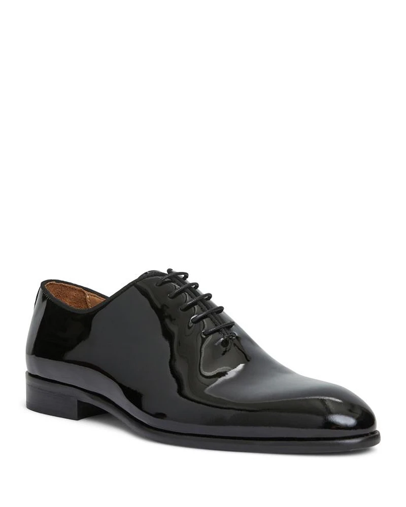 Men's Angelo Patent Lace Up Oxford Dress Shoes