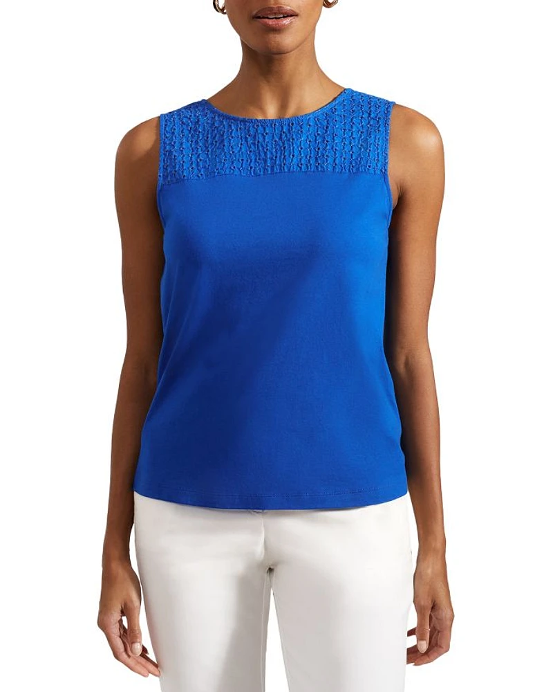 Paige Broderie Top