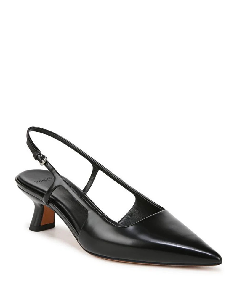 Women's Bianca Slingback Mid Heel Pumps