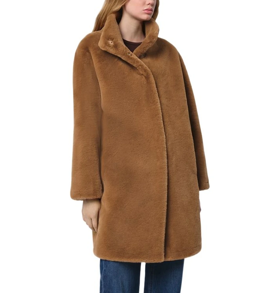 Blair Faux Fur Mid Length Coat