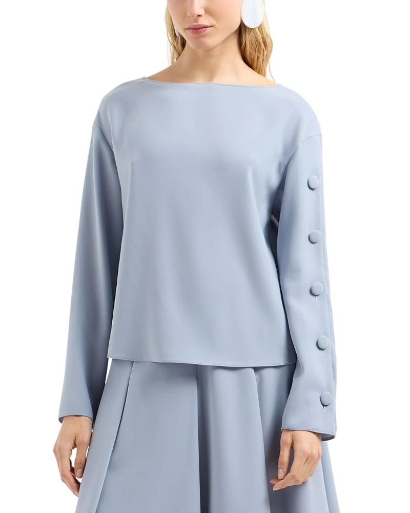 Techno Cady Long Sleeve Blouse