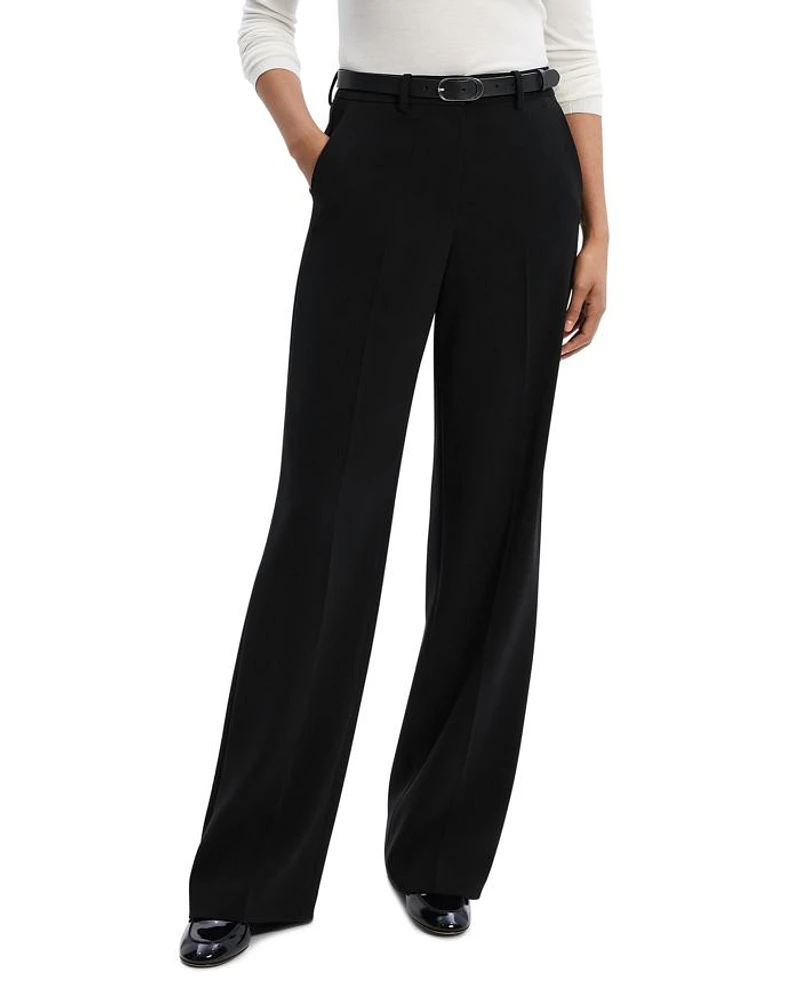 Admiral Crepe Relaxed Straight Pants