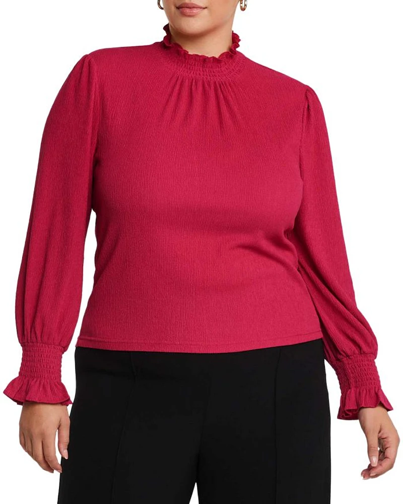 Zinnia Shirred Top