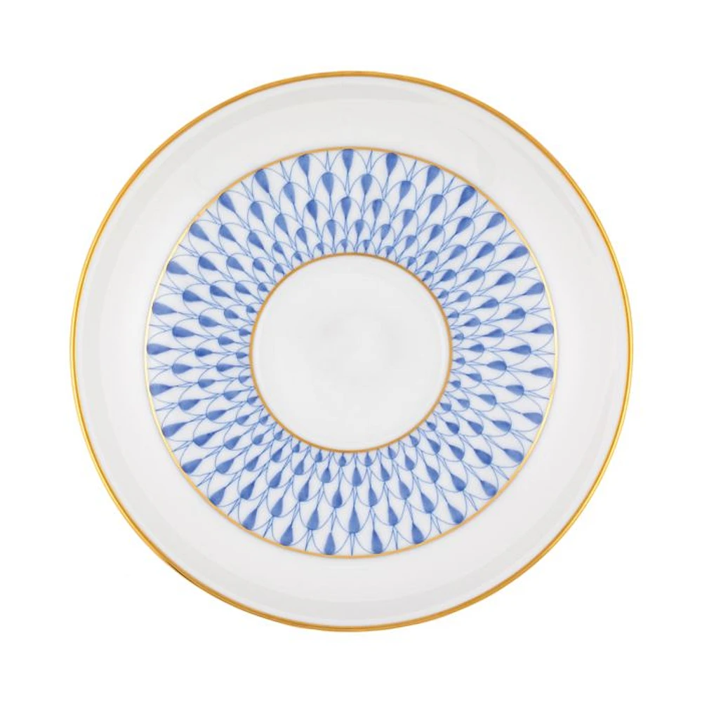 Art Deco Blue Tea Saucer