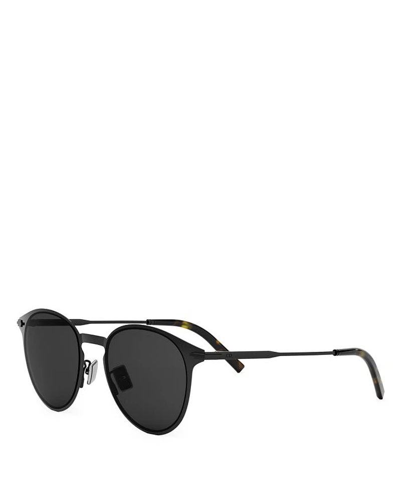 DiorBlackSuit R8U Round Sunglasses, 51mm