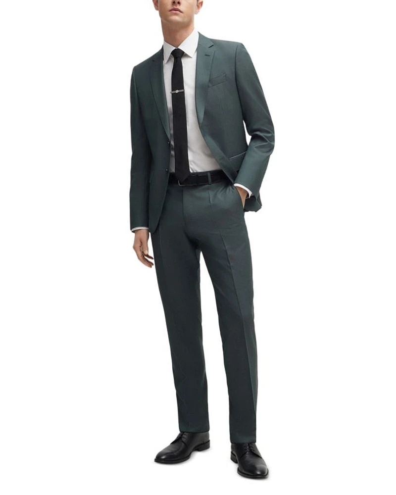 H-Huge Tonal Herringbone Slim Fit Suit