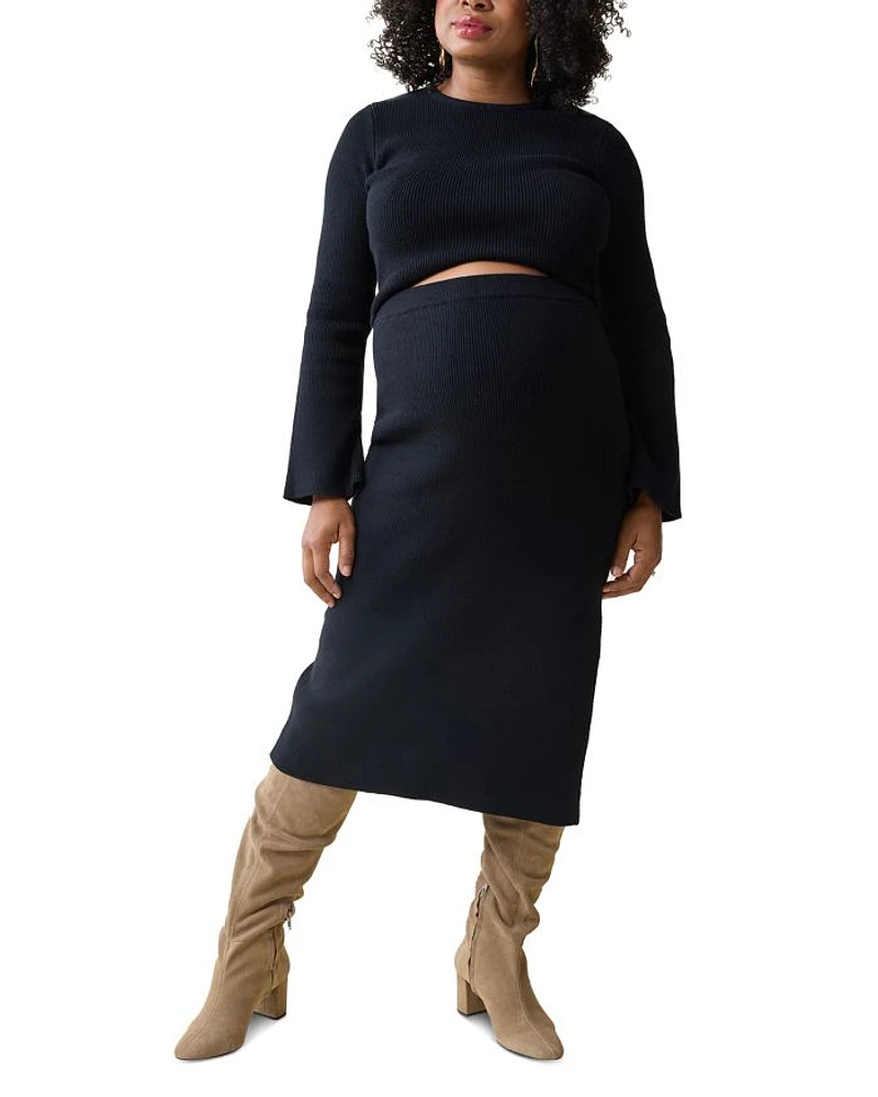 Maternity Sweater & Skirt Set