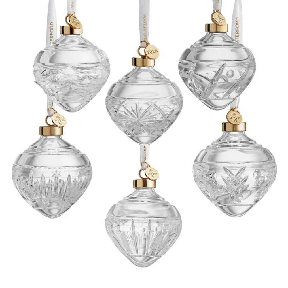 Winter Wonders Baubles Holly, Set of 6