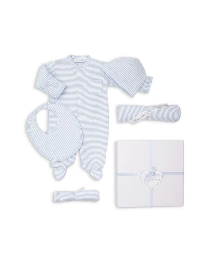 Unisex Stripes 5-Piece Gift Set - Baby