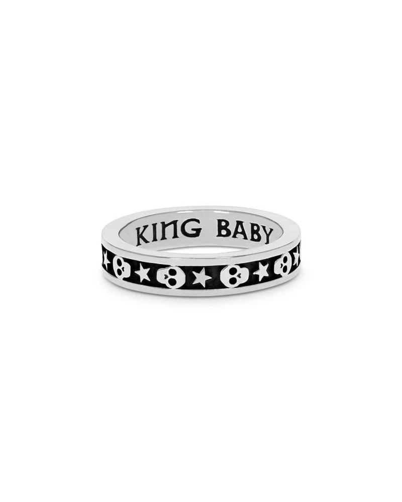 Stackable Skull and Star Ring