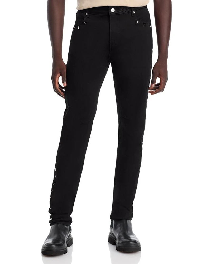 Bryant Skinny Jeans Black Cross