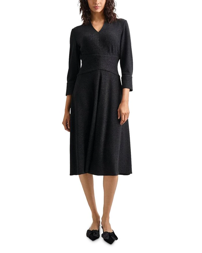 Sparkle Stretch Woven Midi Dress