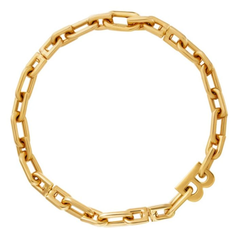 B Chain Thin Necklace