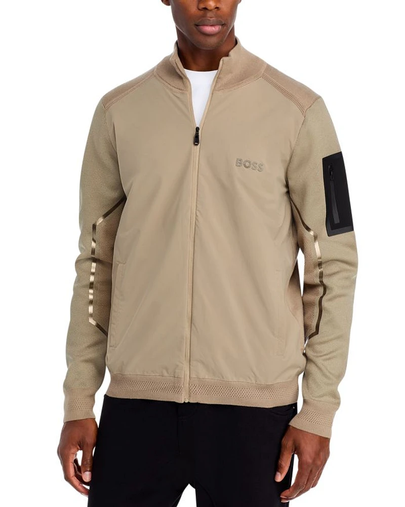 Zhino Mixed Media Jacket