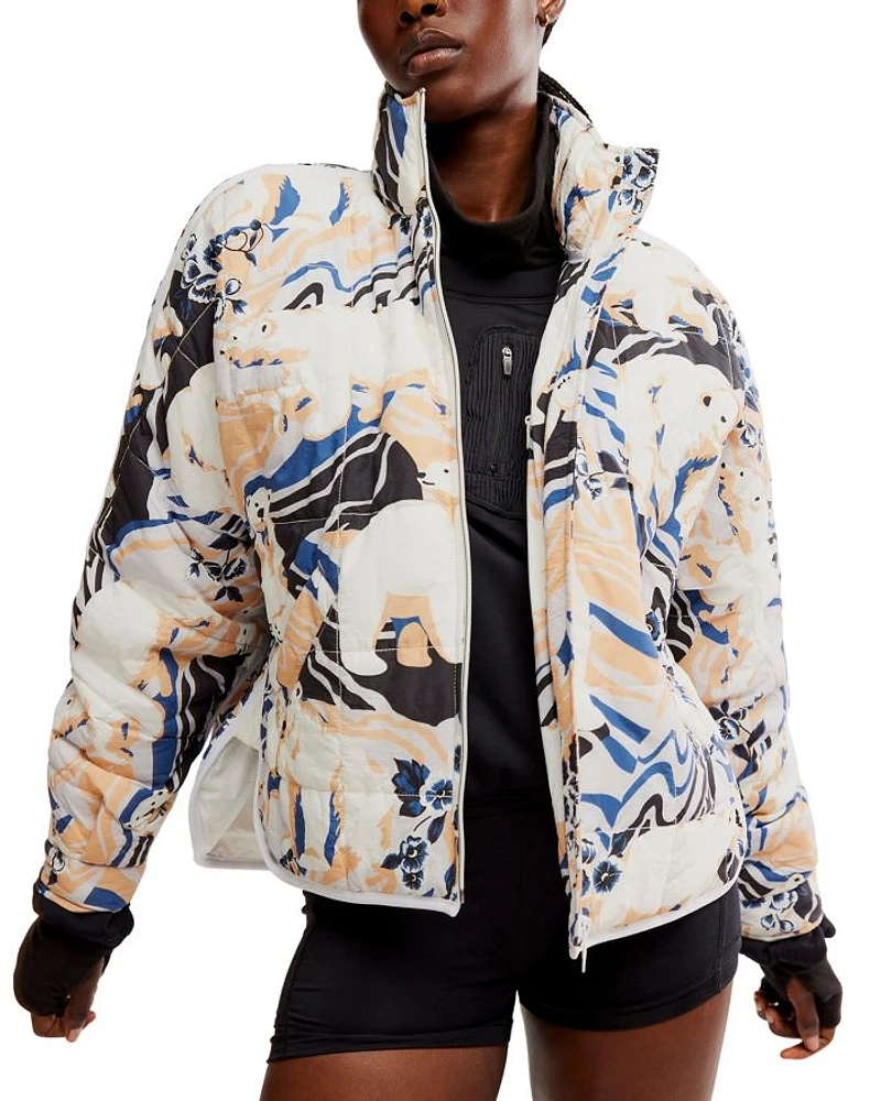 Pippa Packable Printed Jacket