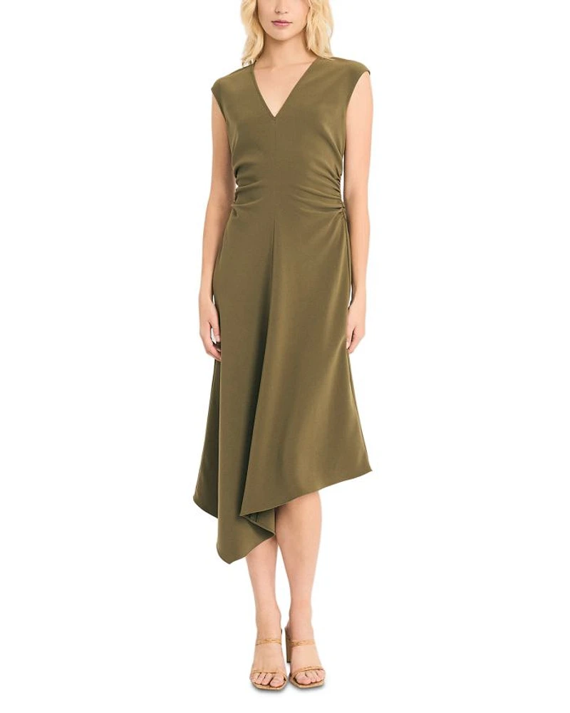 Asymmetrical Midi Dress