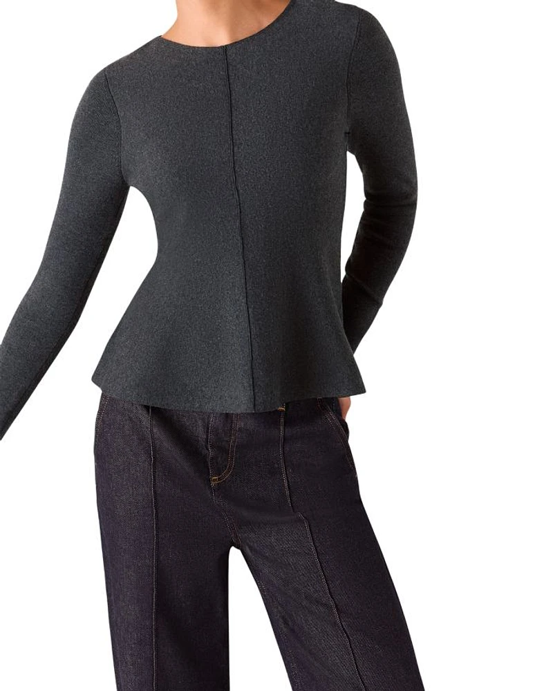 Peplum Knit Top
