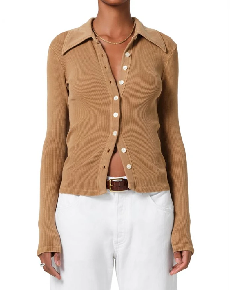 Gila Polo Button Front Top