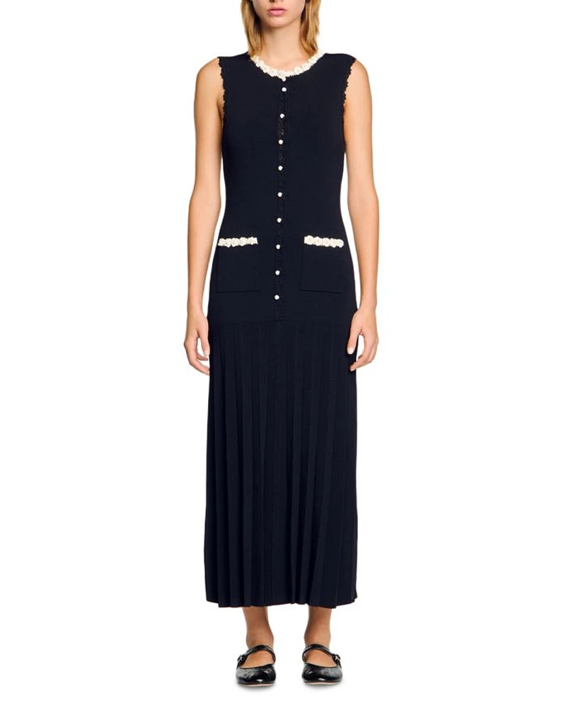 Long Dress with Crochet Detail