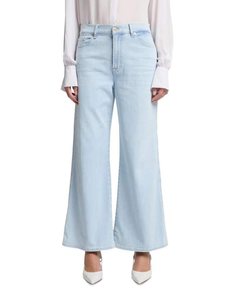 Lotta High Rise Wide Leg Jeans Malibu Sky