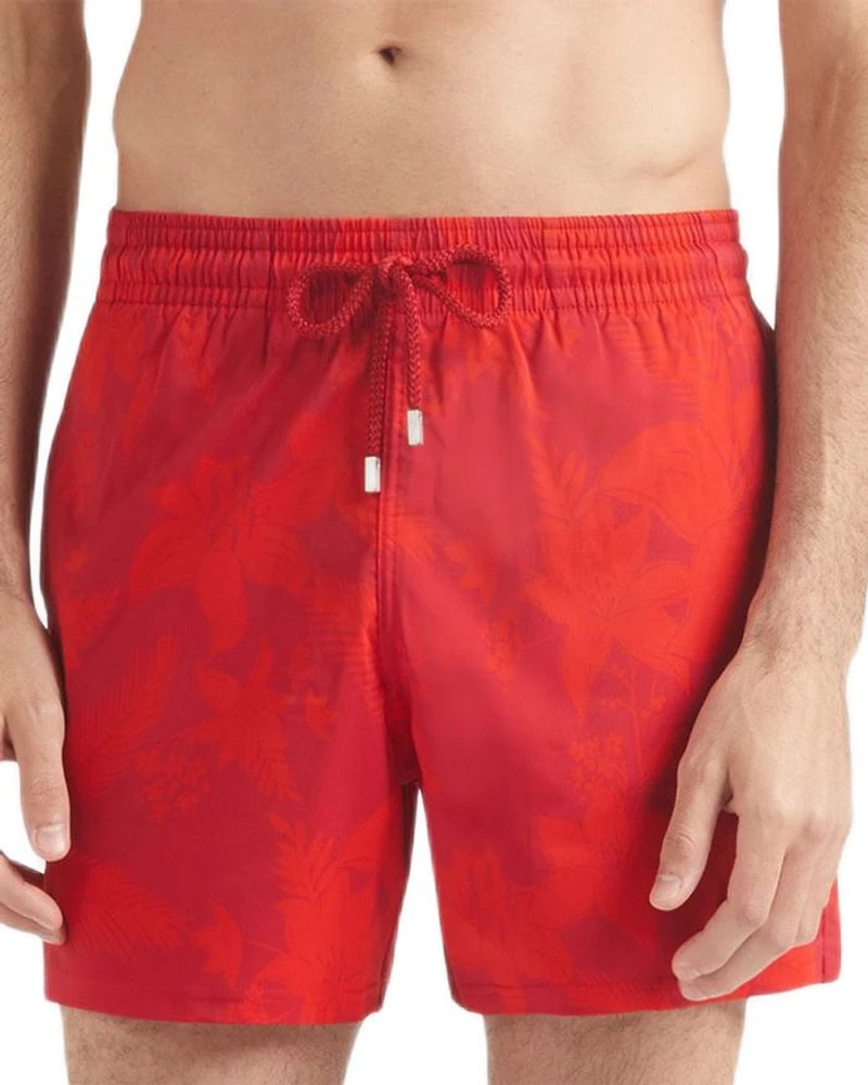 Moorise Printed 4.5" Swim Trunks