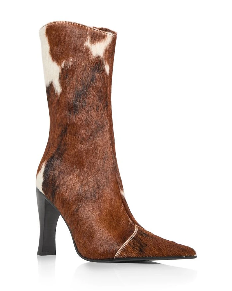 Women's Bold Calf Hair Boots