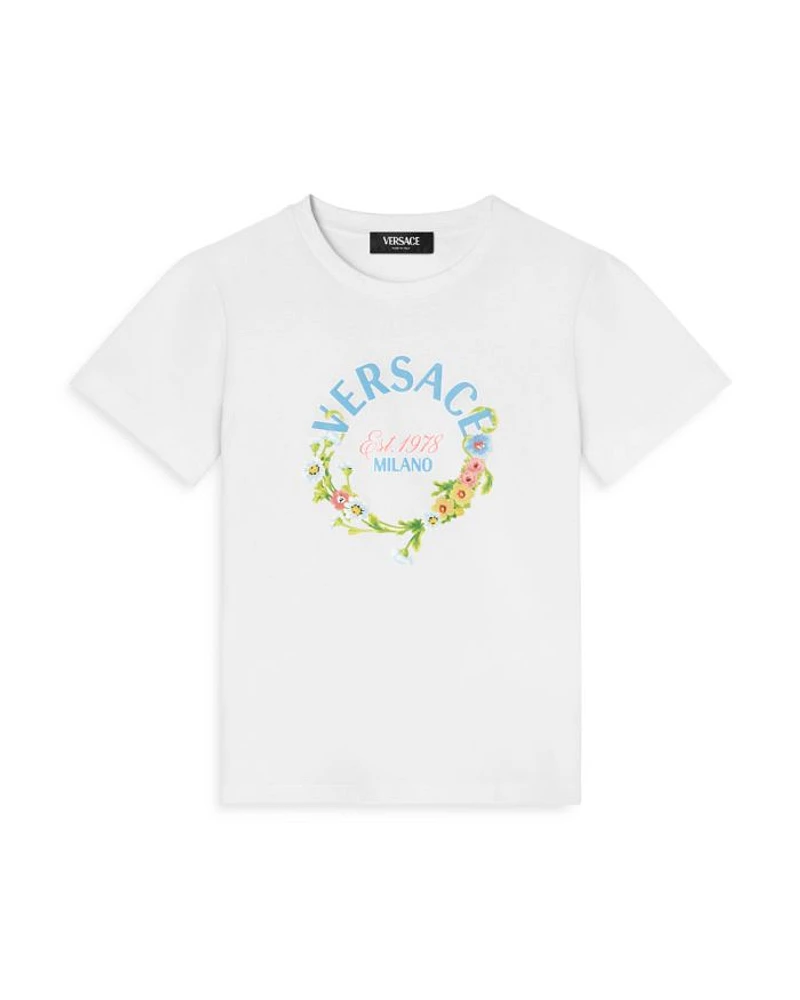Girls' Logo Flower Print Tee - Little Kid, Big Kid